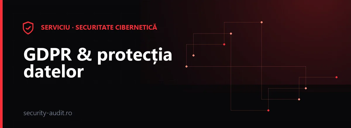 GDPR & protecția datelor — security-audit.ro