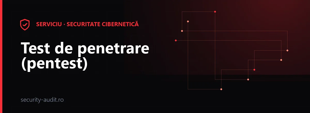 Test de penetrare (pentest) — security-audit.ro